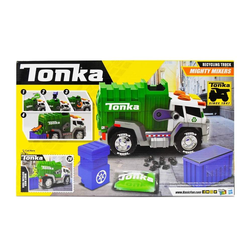 slide 2 of 11, Tonka Mega Machines Mighty Mixers Lights & Sounds - Recycling Truck, 1 ct