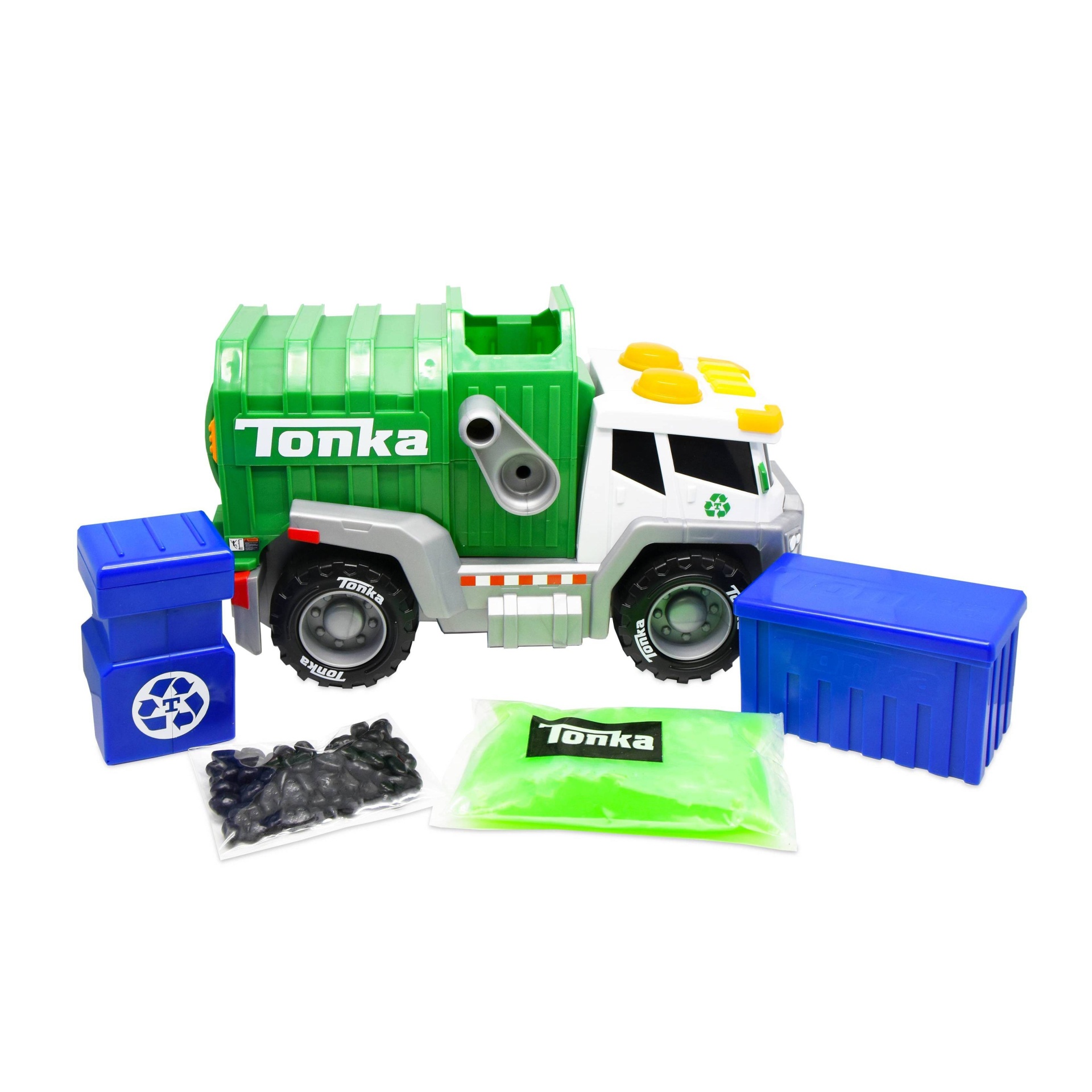 slide 1 of 11, Tonka Mega Machines Mighty Mixers Lights & Sounds - Recycling Truck, 1 ct