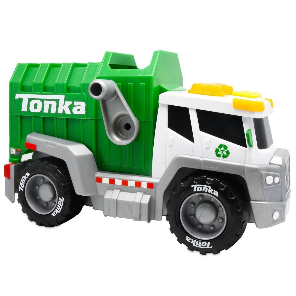 slide 10 of 11, Tonka Mega Machines Mighty Mixers Lights & Sounds - Recycling Truck, 1 ct