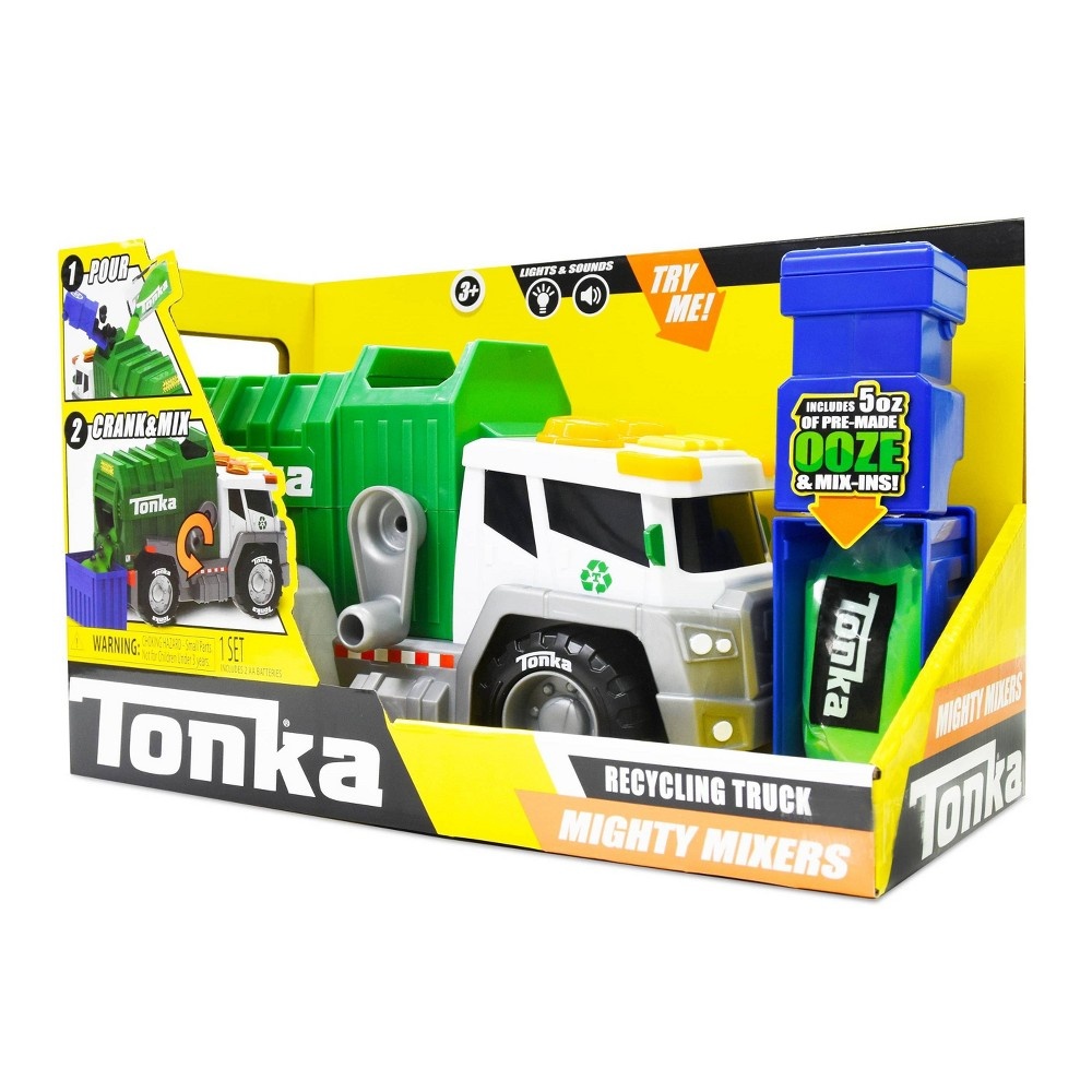 slide 11 of 11, Tonka Mega Machines Mighty Mixers Lights & Sounds - Recycling Truck, 1 ct