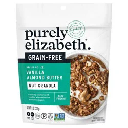 purely elizabeth. Purely Elizabeth Vanilla Almond Butter Grain Free Granola - 8oz