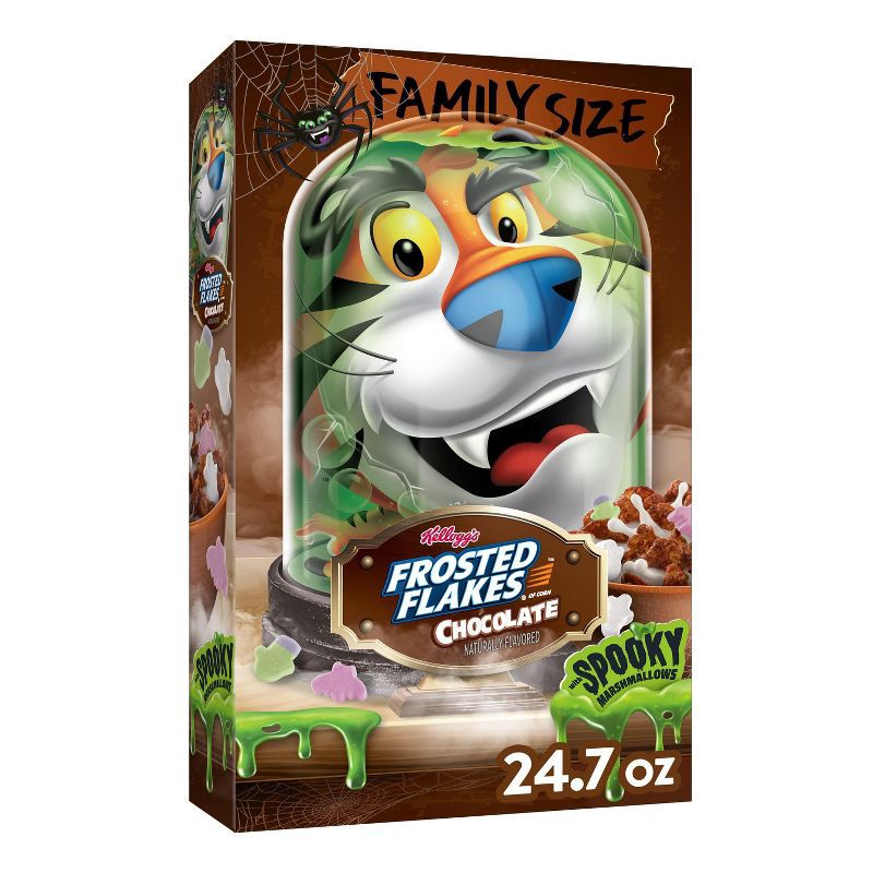 slide 1 of 1, Kellogg's Frosted Flakes Spooky Cereal - 24.7oz, 24.7 oz