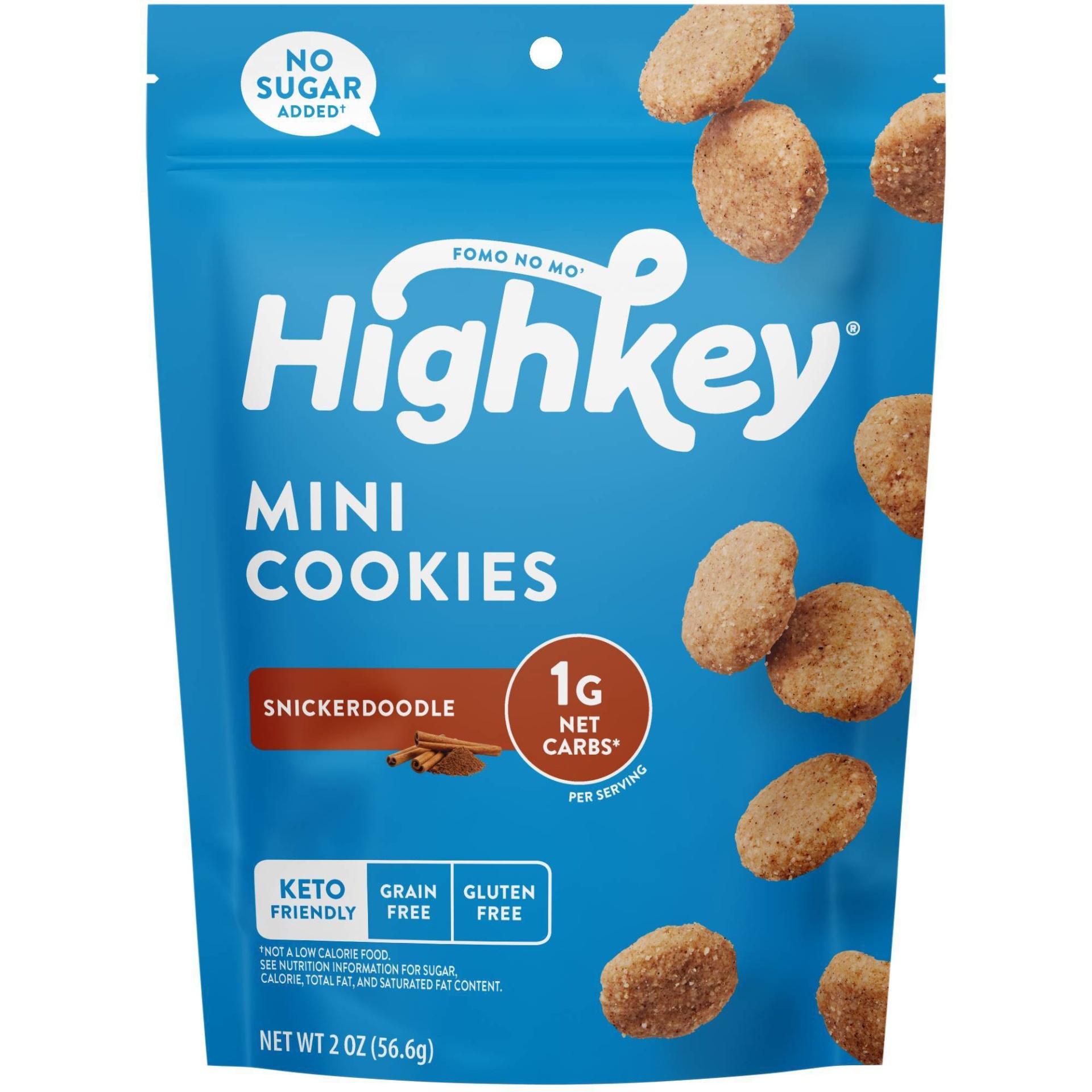 slide 1 of 6, HighKey Snickerdoodle Mini Cookies - 2oz, 2 oz