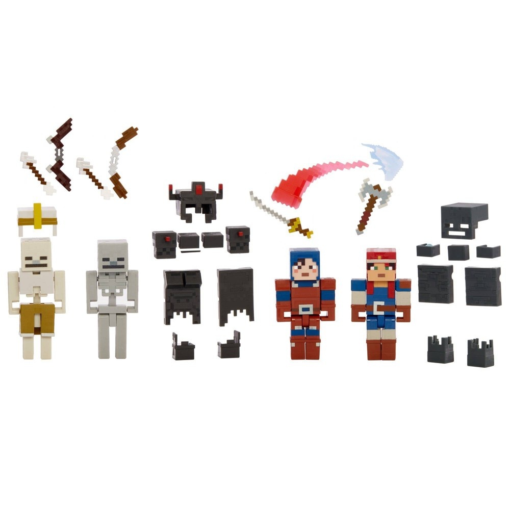 slide 5 of 6, Minecraft Dungeons Battle of Fiery Forge Figures, 1 ct