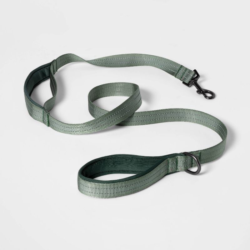 slide 2 of 3, Comfort Dog Leash - L - Green - Boots & Barkley™, 1 ct