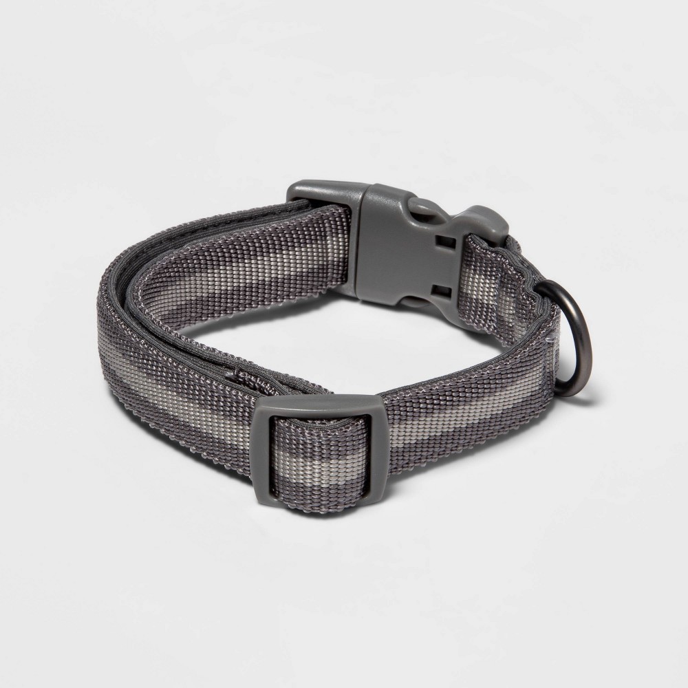 slide 2 of 3, Comfort Dog Collar - XL - Gray - Boots & Barkley, 1 ct