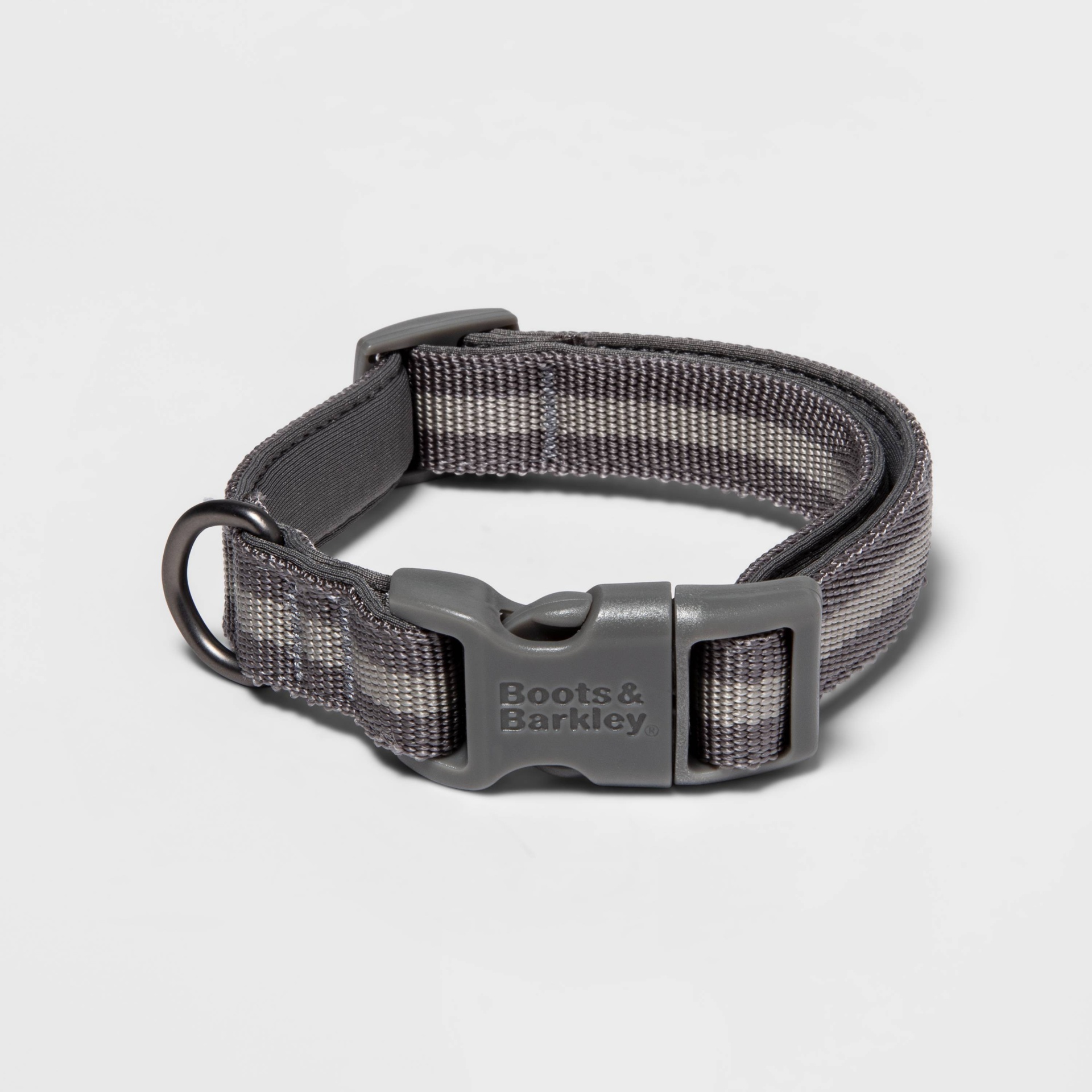 slide 1 of 3, Comfort Dog Collar - XL - Gray - Boots & Barkley, 1 ct