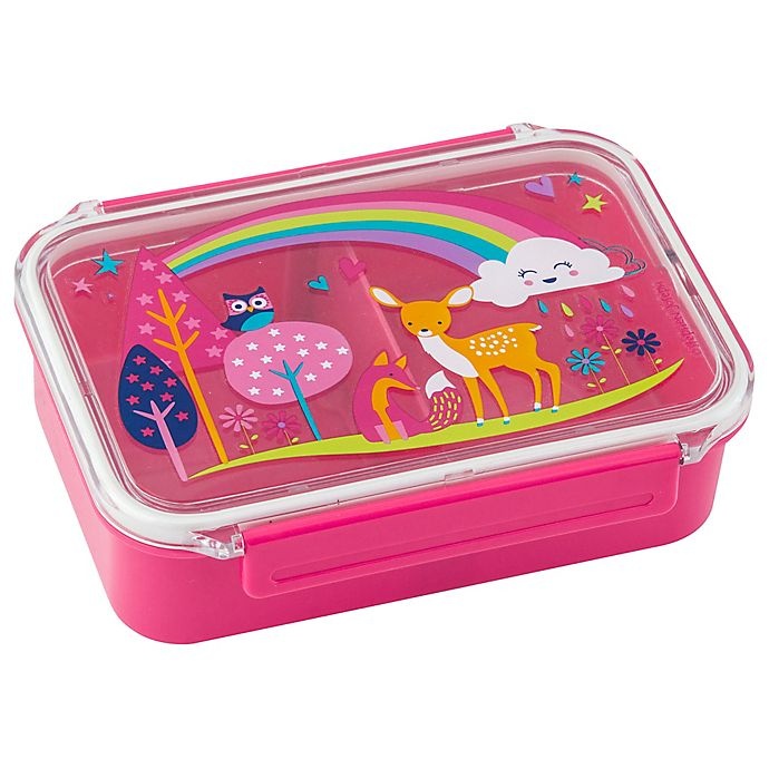 slide 1 of 2, Stephen Joseph Woodland Bento Box, 1 ct