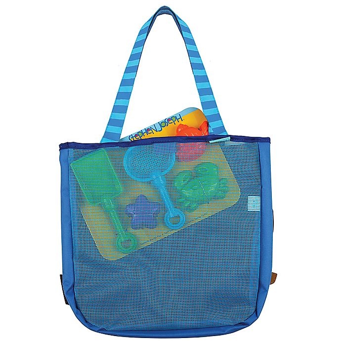 slide 2 of 2, Stephen Joseph Pirate Beach Tote - Blue, 1 ct