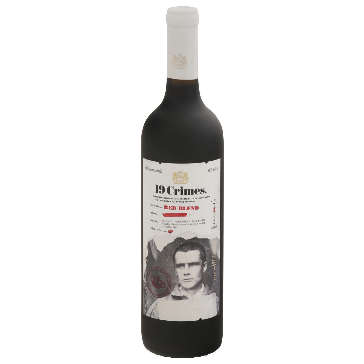 slide 1 of 1, 19 Crimes Red Blend 750 ml, 750 ml