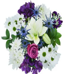 DIERBERGS FLOWERS & GIFTS CRYSTAL FROST BOUQUET