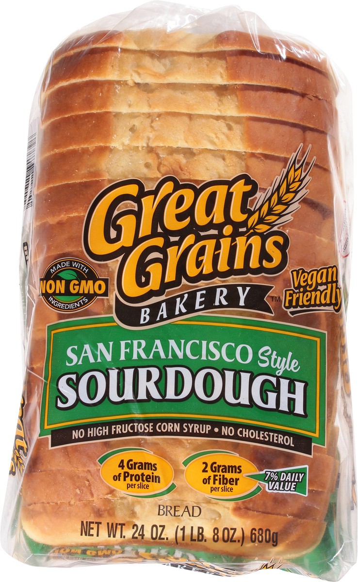 slide 12 of 13, Nature's Own Great Grains Sourdough Wide Pan Bread - 24oz, 24 oz