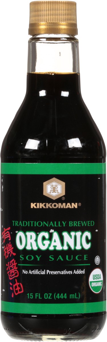 slide 4 of 7, Kikkoman Organic Soy Sauce 15 fl oz, 15 fl oz