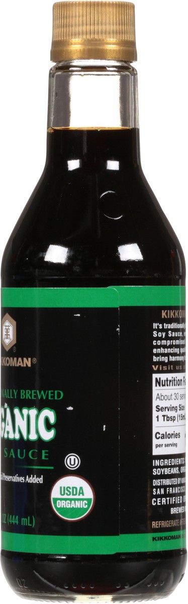 slide 6 of 7, Kikkoman Organic Soy Sauce 15 fl oz, 15 fl oz