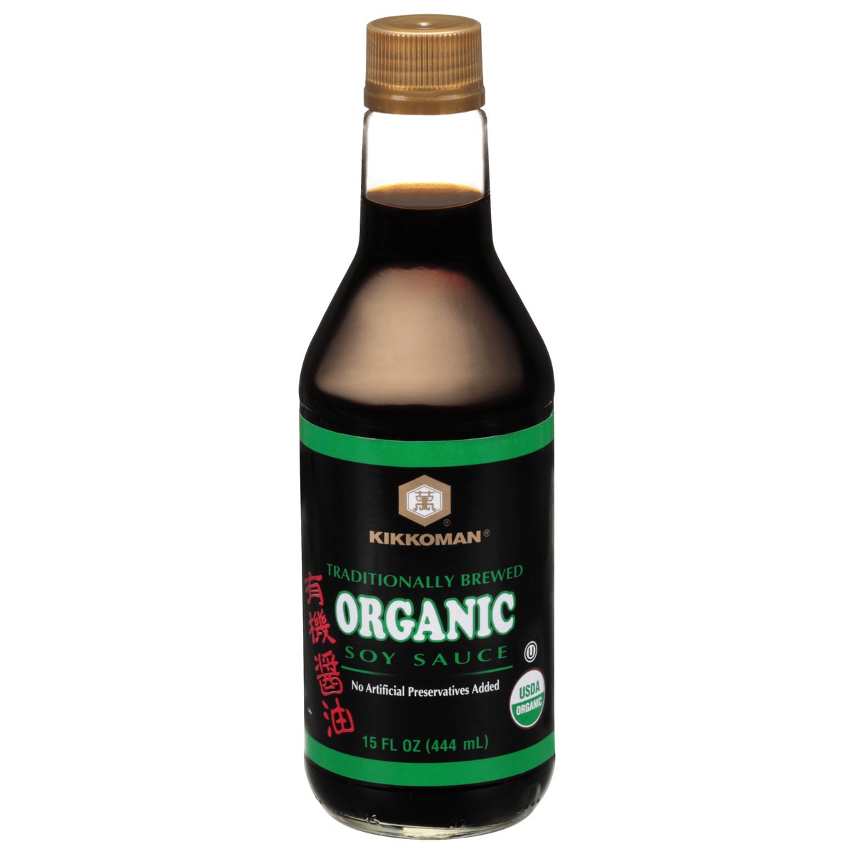 slide 1 of 7, Kikkoman Organic Soy Sauce 15 fl oz, 15 fl oz