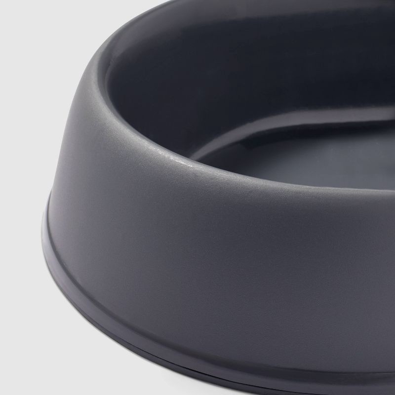 slide 3 of 3, Standard 4 Cup Dog Bowl - Boots & Barkley™ Gray, 1 ct