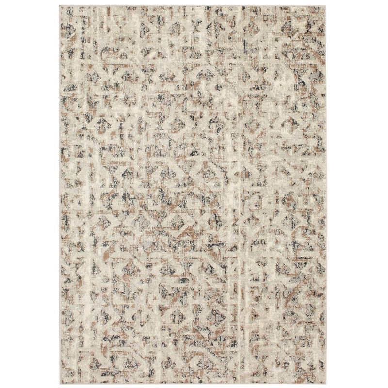 slide 1 of 4, 5'x7' Eliot Geo Area Rug Tan/Beige/Gray - Threshold™, 1 ct