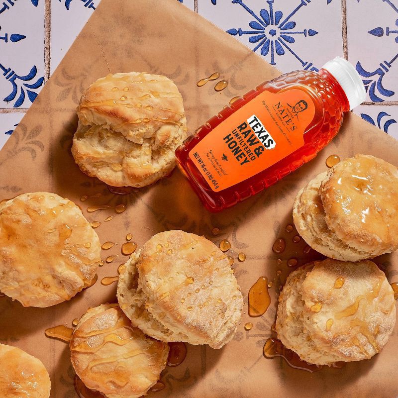 slide 2 of 7, Nate's 100% Pure Raw & Unfiltered Texas Honey, 32oz, 32 oz