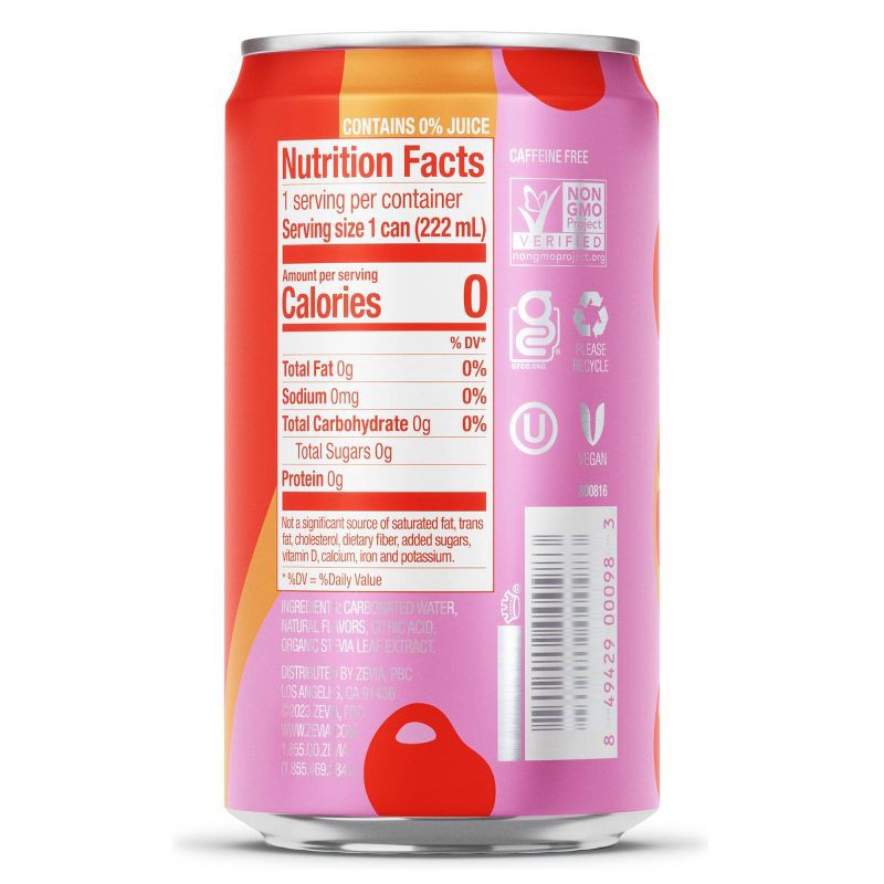 slide 3 of 5, Zevia Kidz Fruit Punch Zero Calorie Soda - 6pk/7.5 fl oz Cans, 6 ct; 7.5 fl oz