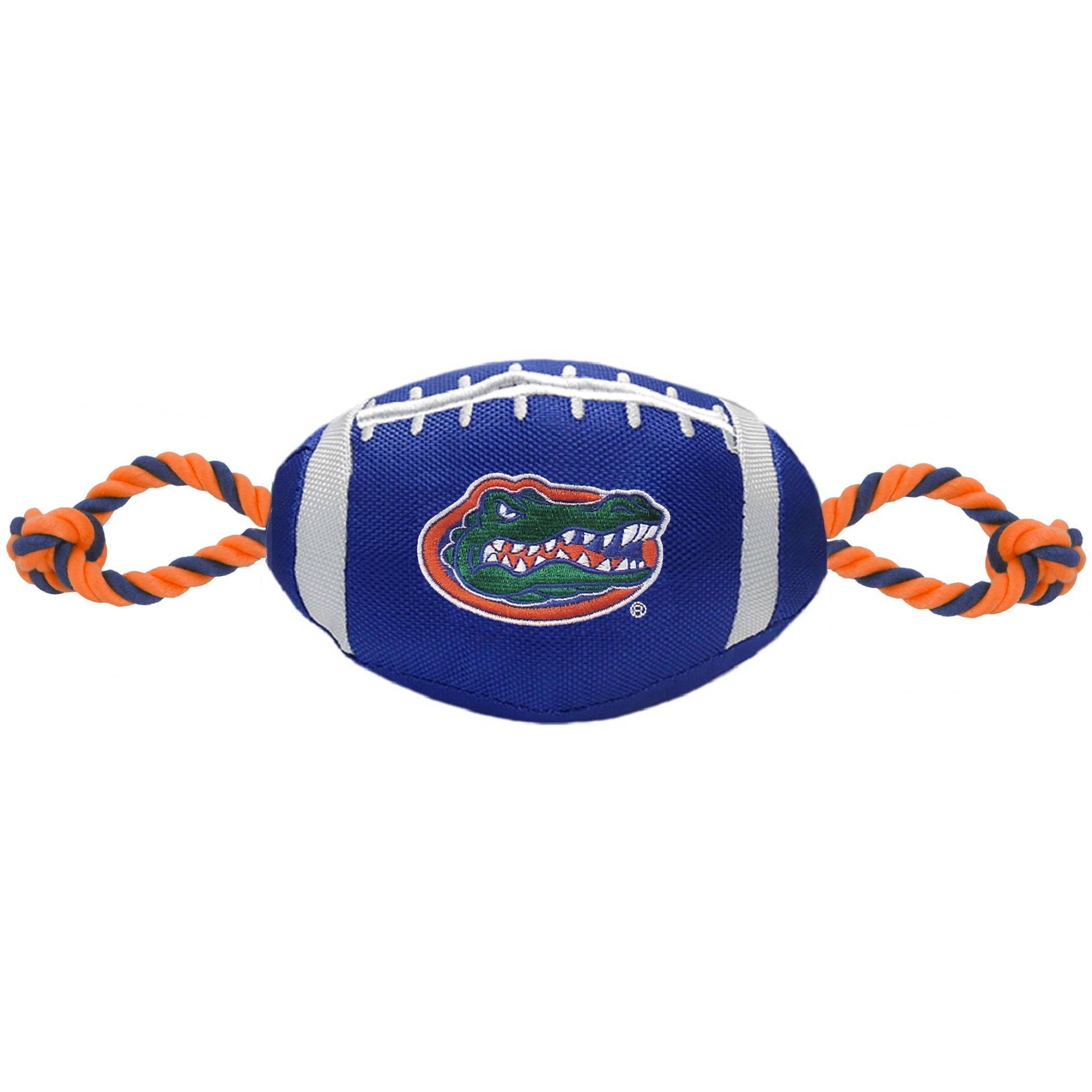 NCAA Florida Gators Nylon Football Dog Toy 1 ct Shipt