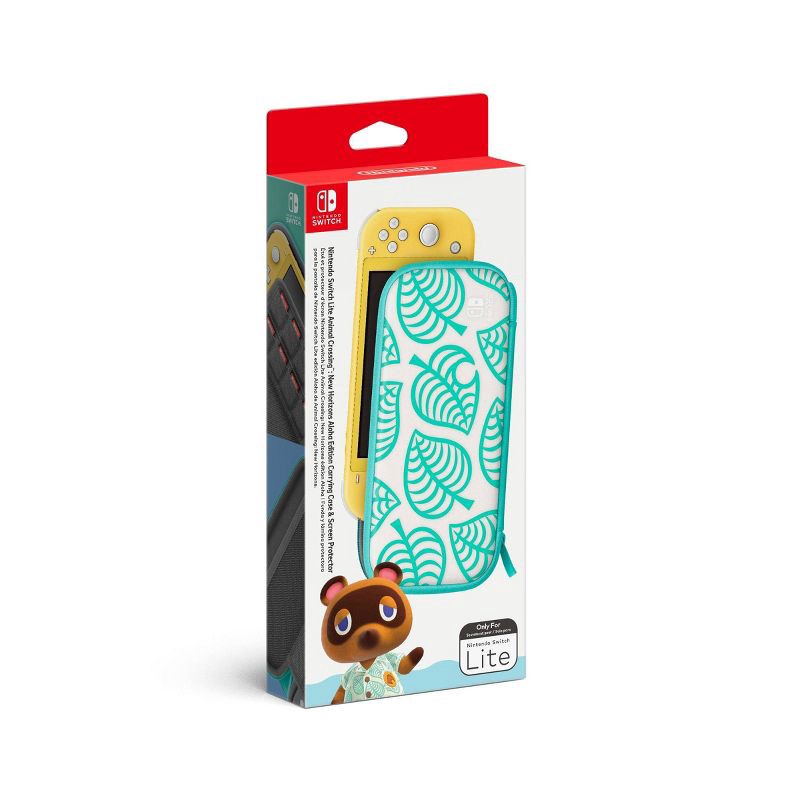 slide 1 of 2, Nintendo Switch Lite Animal Crossing: New Horizons Aloha Edition Carrying Case & Screen Protector, 1 ct