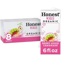 Honest Kids Organic Berry Lemonade Juice Drink - 8pk/6 fl oz Boxes
