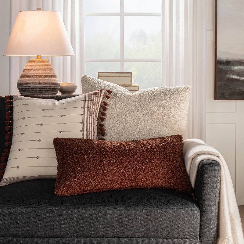 slide 3 of 5, Threshold designed w/Studio McGee 23"x17" Assembled Resin Table Lamp Tan - Threshold™ designed with Studio McGee, 1 ct