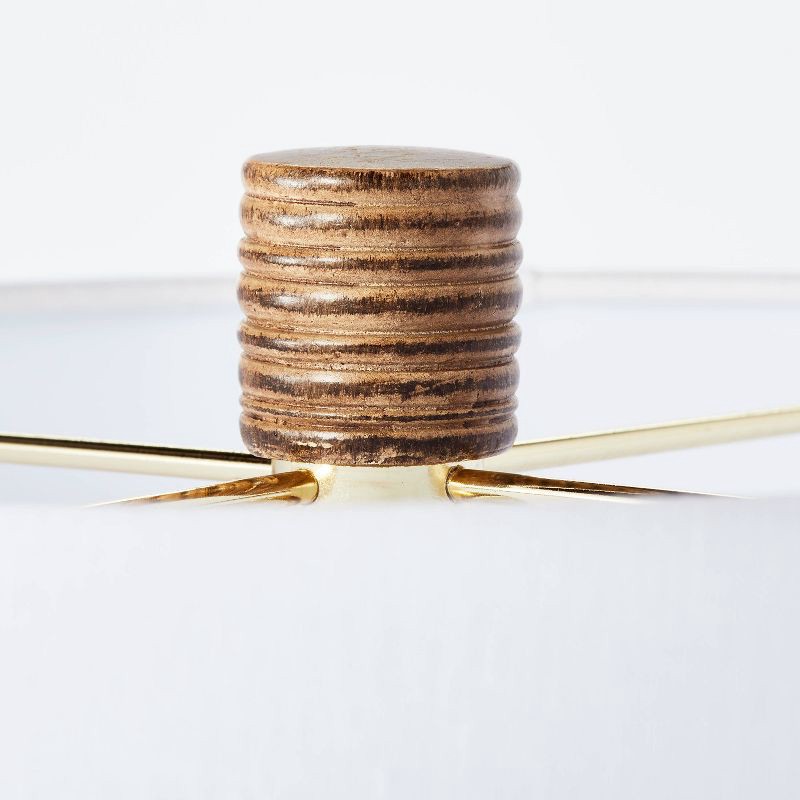 slide 4 of 5, Threshold designed w/Studio McGee 23"x17" Assembled Resin Table Lamp Tan - Threshold™ designed with Studio McGee, 1 ct