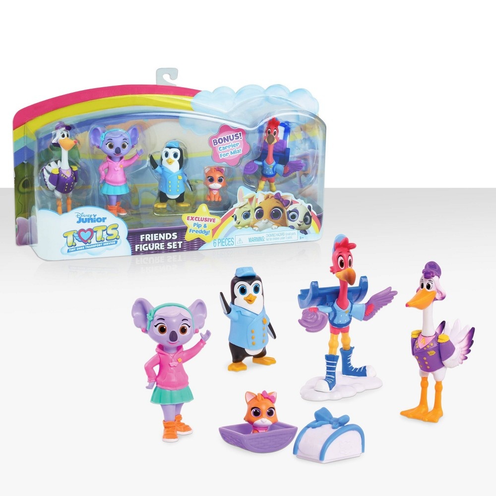 slide 3 of 6, Disney Junior T.O.T.S. Collectible Figure Set - 6pc, 6 ct