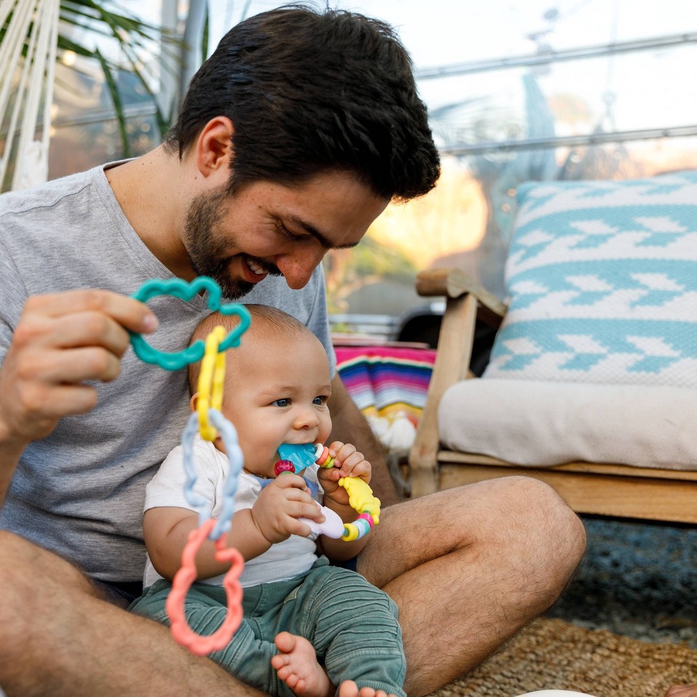 slide 6 of 13, Infantino Go gaga! Teethers & Rattle Baby Gift Set, 1 ct