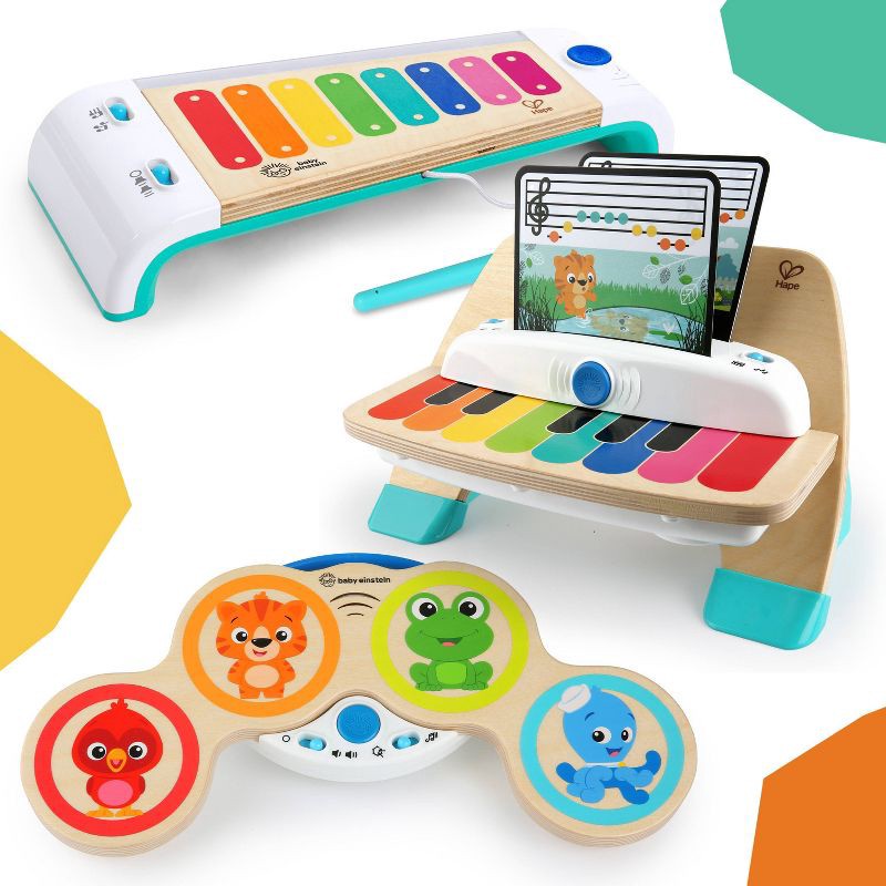 slide 4 of 16, Baby Einstein Magic Touch Piano Wooden Musical Baby & Toddler Toy, 1 ct