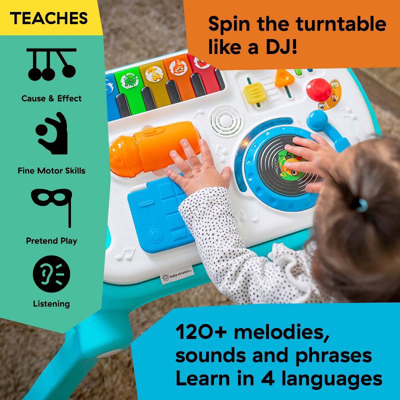 slide 6 of 17, Baby Einstein Musical Mix ‘N Roll 4-in-1 Baby Walker and Activity Table, 1 ct