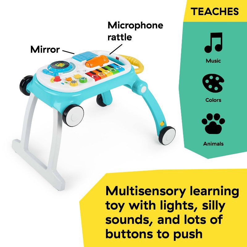 slide 7 of 17, Baby Einstein Musical Mix ‘N Roll 4-in-1 Baby Walker and Activity Table, 1 ct