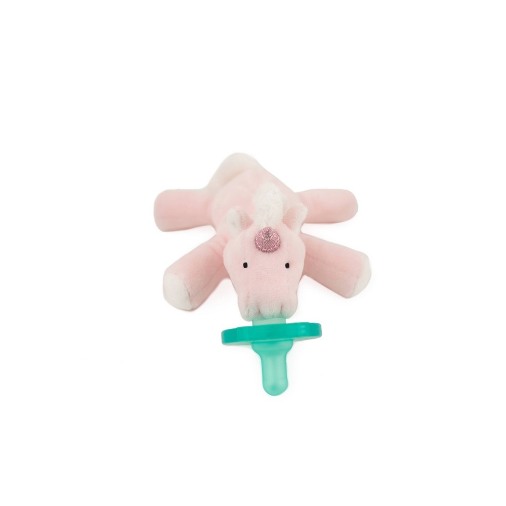 slide 2 of 6, WubbaNub Pink Unicorn Pacifiers, 1 ct