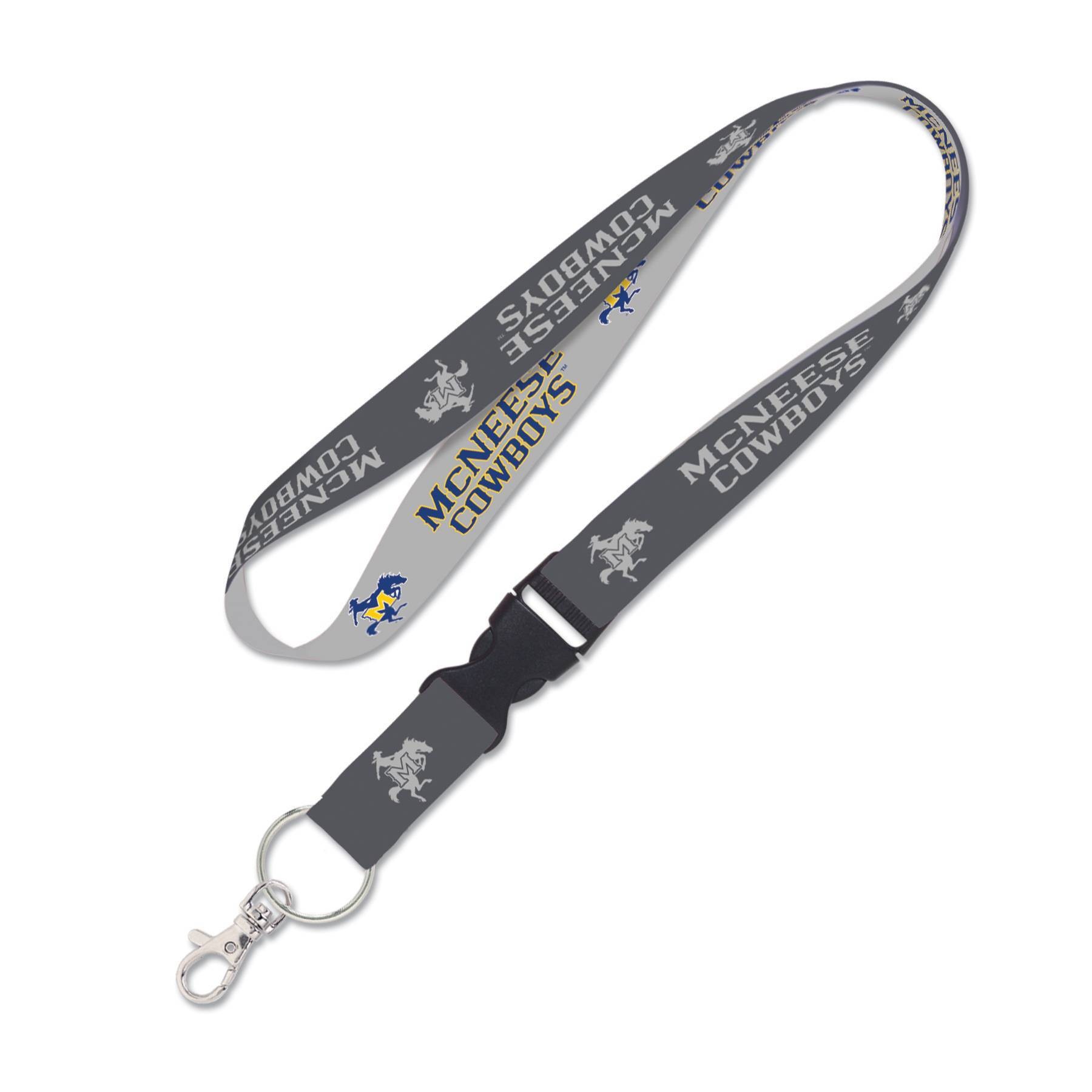 slide 1 of 1, NCAA McNeese State Cowboys Charcoal Lanyard, 1 ct