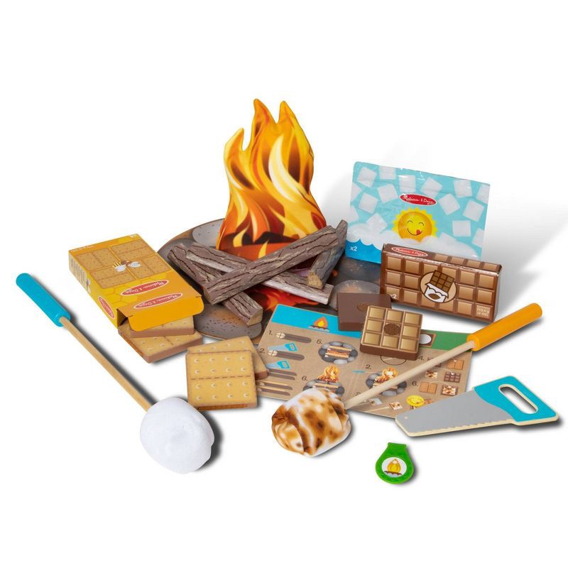 slide 1 of 1, Melissa & Doug Let's Explore S'mores & More Campfire Play Set, 1 ct