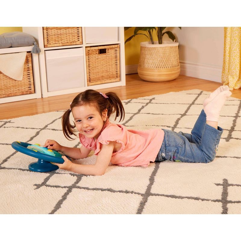 slide 2 of 9, B. Toys Toy Steering Wheel - Woofer's Musical Driving Wheel, 1 ct