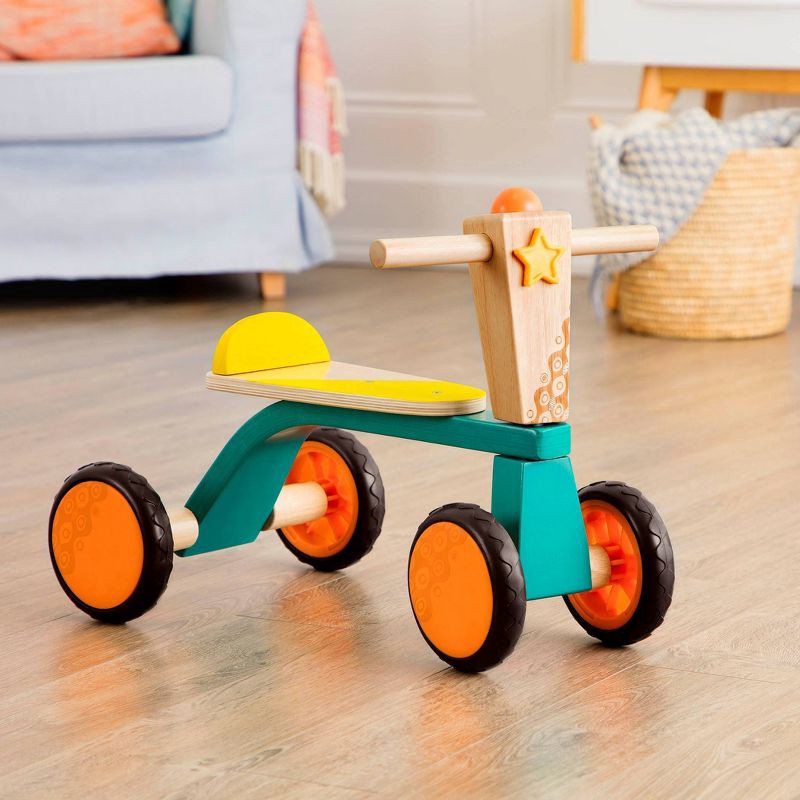 slide 4 of 4, B. toys Wooden Toddler Bike Smooth Rider, 1 ct