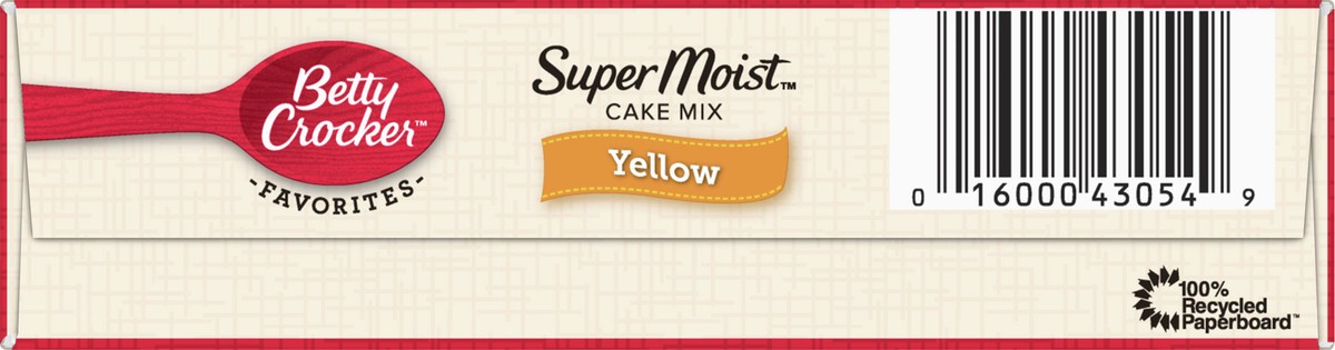 slide 4 of 9, Betty Crocker Super Moist Yellow Cake Mix, 15.25 oz., 15.25 oz
