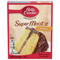 Betty Crocker Super Moist Yellow Cake Mix, 15.25 oz.