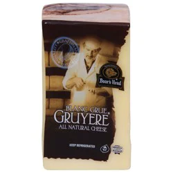 Boar's Head Gruyere All Natural Blanc Grue Cheese, 1 ea