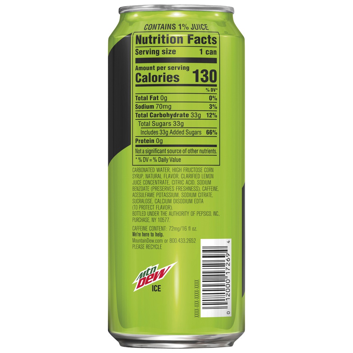 slide 5 of 7, Mountain Dew Soda - 16 oz, 16 oz