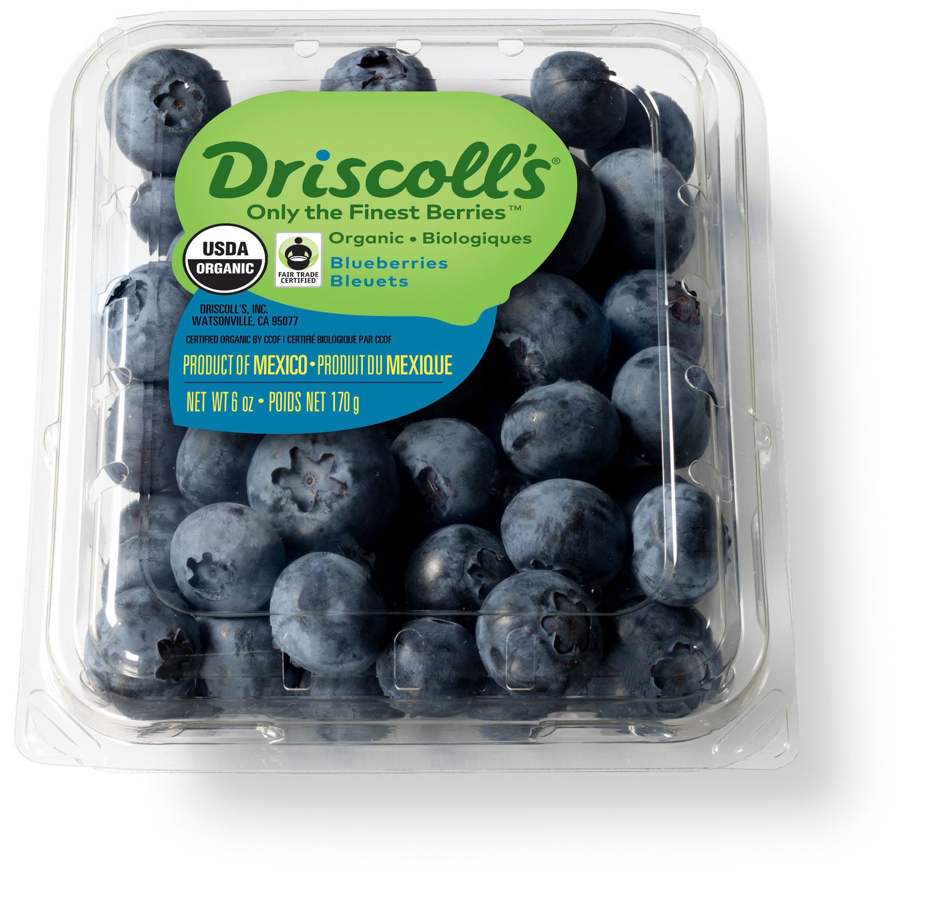 slide 1 of 5, Driscoll's Blueberries, Organic Blueberries, Fair Trade Produce, 6 oz., 6 oz