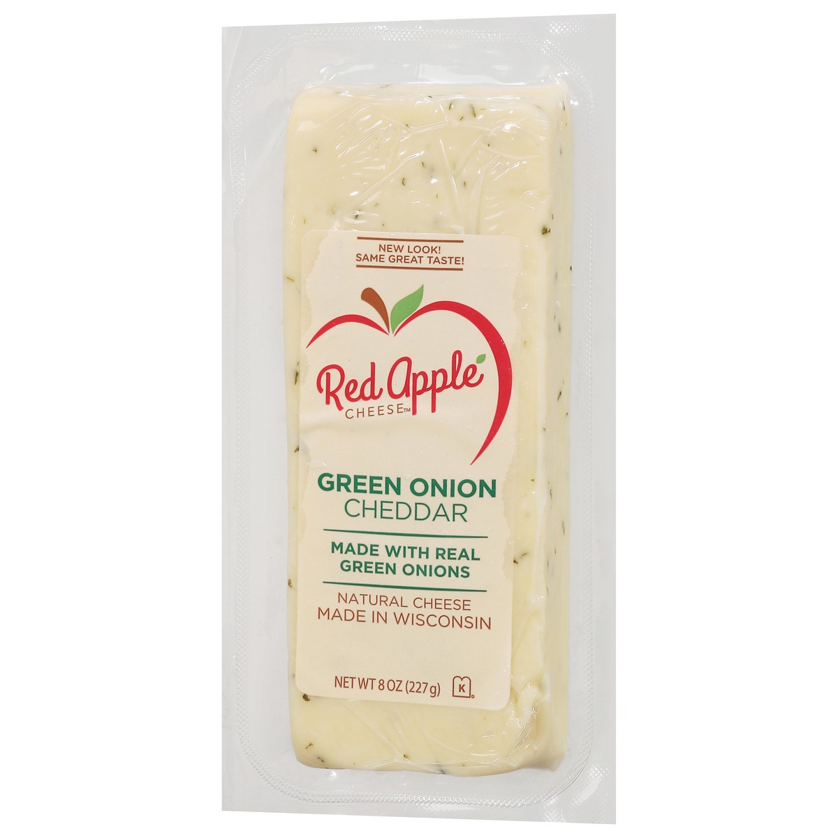 slide 7 of 9, Red Apple Cheese Cheddar Green Onion Cheese 8 oz, 8 oz