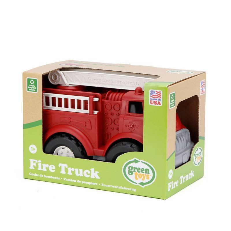 slide 4 of 8, Green Toys Fire Truck, 1 ct