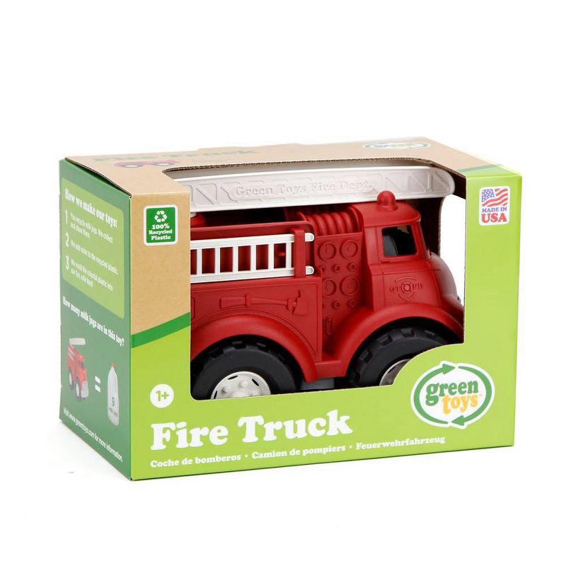 slide 5 of 8, Green Toys Fire Truck, 1 ct