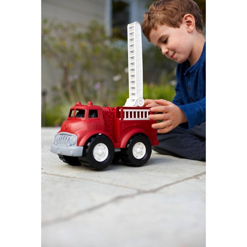 slide 6 of 8, Green Toys Fire Truck, 1 ct