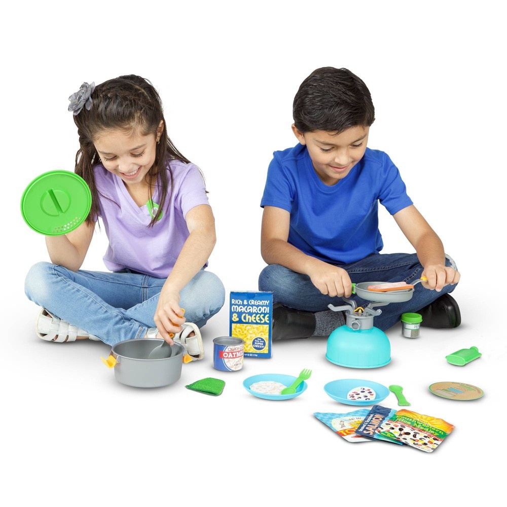 slide 3 of 7, Melissa & Doug Let's Explore Outdoor Cooking Play Set, 1 ct