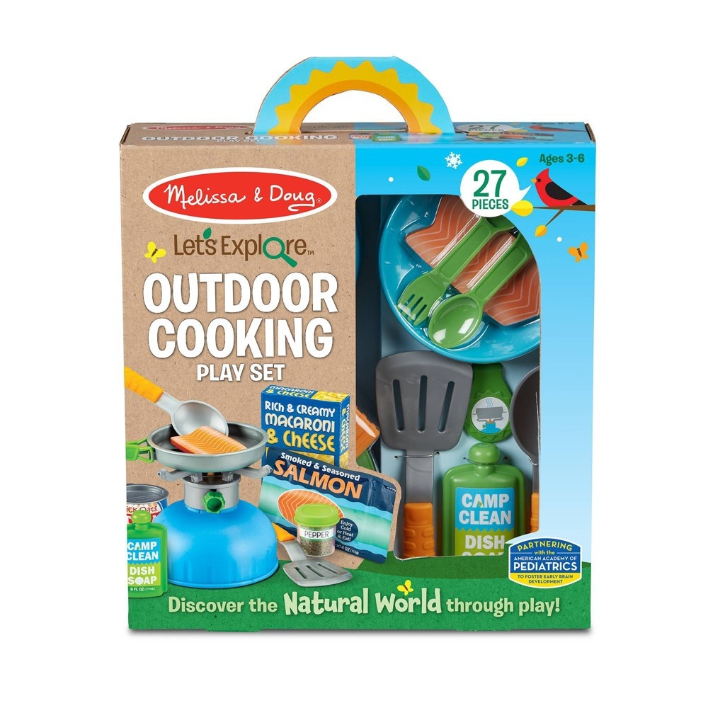slide 4 of 7, Melissa & Doug Let's Explore Outdoor Cooking Play Set, 1 ct
