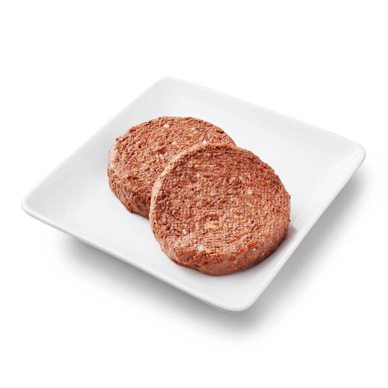 slide 3 of 4, Plant-Based Burger Patties - 8oz - Good & Gather™, 8 oz